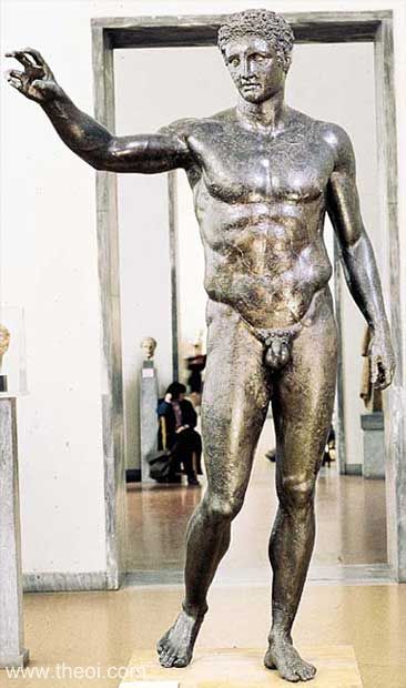 Hermes Youth from Antikythera | Greek bronze statue C4th B.C. | National Archaeological Museum, Athens