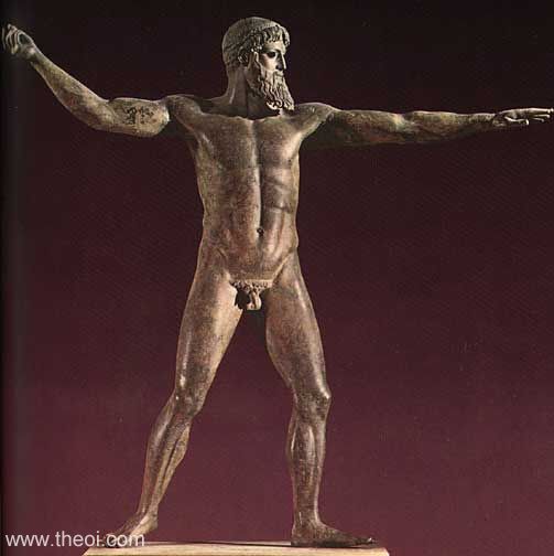 Poseidon of Artemisium | Greek bronze statue C5th B.C. | National Archaeological Museum, Athens