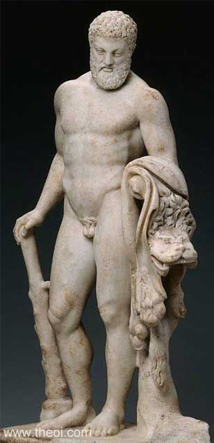 Heracles-Hercules | Greco-Roman marble statue C2nd A.D. | Museum of Fine Arts, Boston