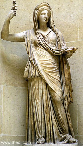 Hera-Juno | Greco-Roman marble statue C2nd A.D. | Musée du Louvre, Paris