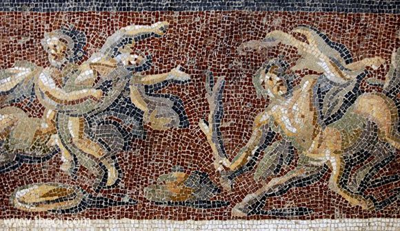 Battle of Centaurs | Greco-Roman mosaic