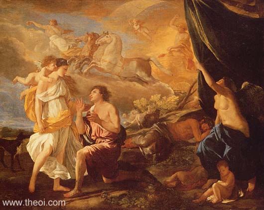 Selene & Endymion by Nicolas Poussin