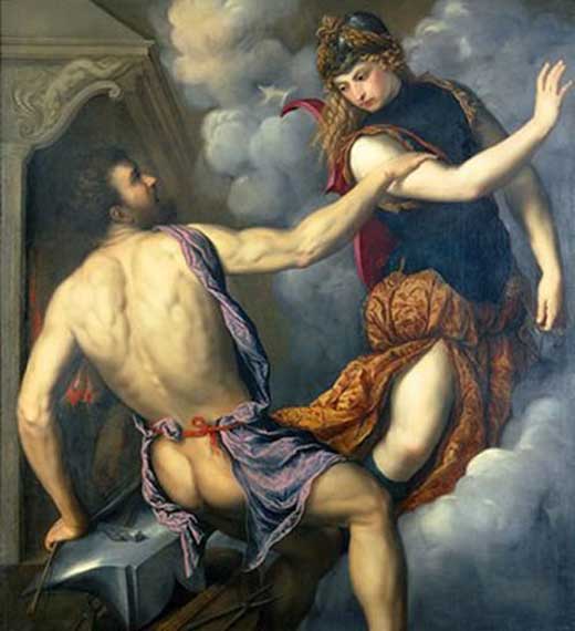 hephaestus and aphrodite and ares