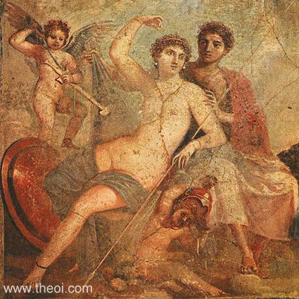 Deimos Phobos Greek Gods Of Fear Panic Terror Roman Metus Pavor