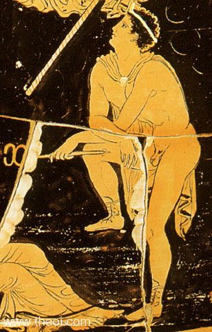 Hermes - Greek God Mythology Culture Lover Gift Greeting Card for