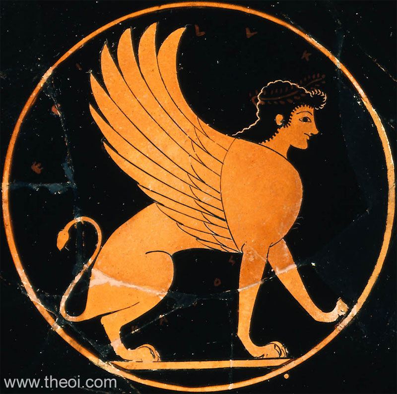 SPHINX - Woman-Headed Lion of Greek Mythology