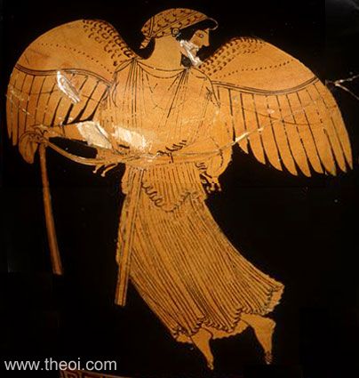 greek winged goddess
